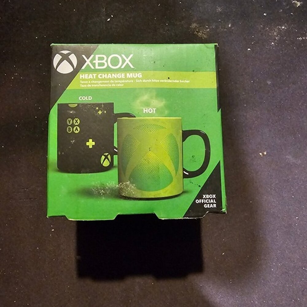 Xbox Heat Change Mug Official Gear Cold to Hot Color Changing Design